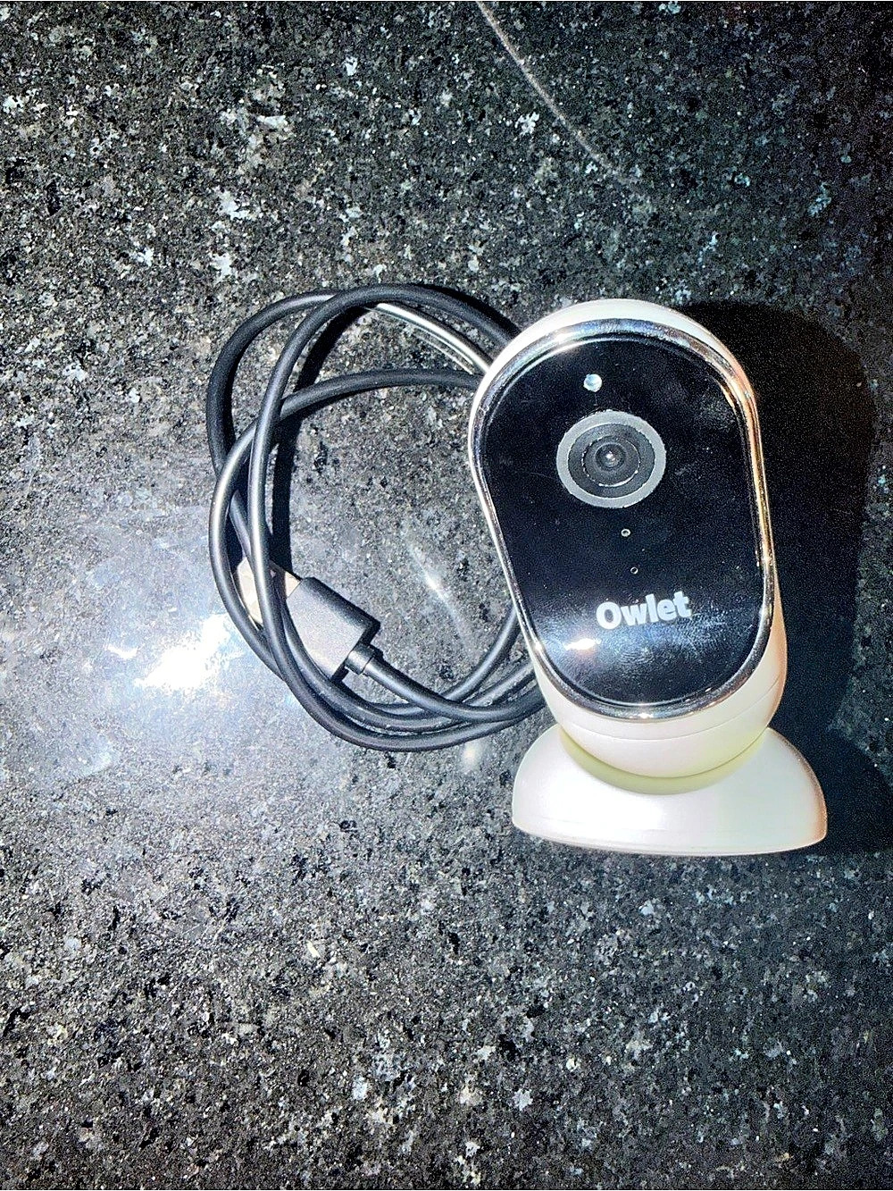 Owlet Cam Smart Baby Monitor Camera White & Black